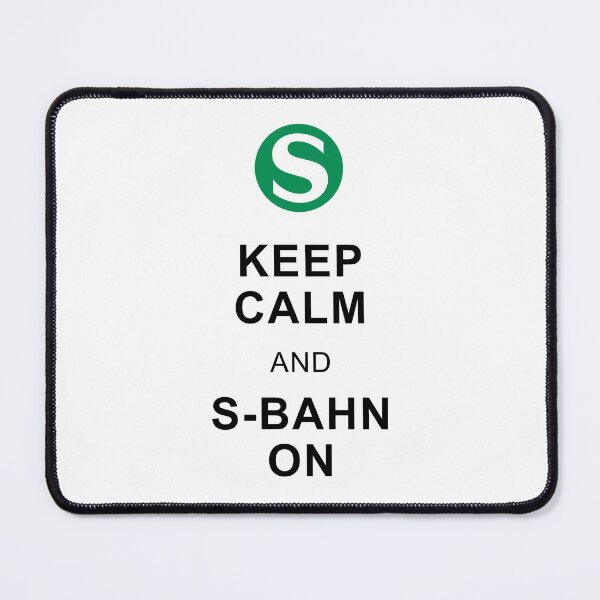 Item preview, Keep calm and S-Bahn on (Germany) designed and sold by WurmWeb.DesignShop.