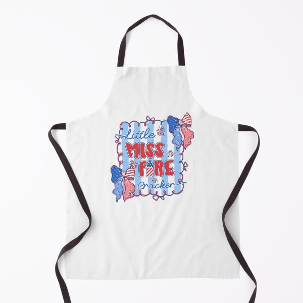 Item preview, Little Miss Firecracker 4th Of July Bow Usa Map Independence For Summer designed and sold by XuanhieuBp.