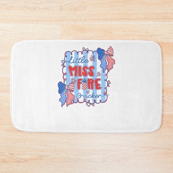 Item preview, Little Miss Firecracker 4th Of July Bow Usa Map Independence For Summer designed and sold by XuanhieuBp.