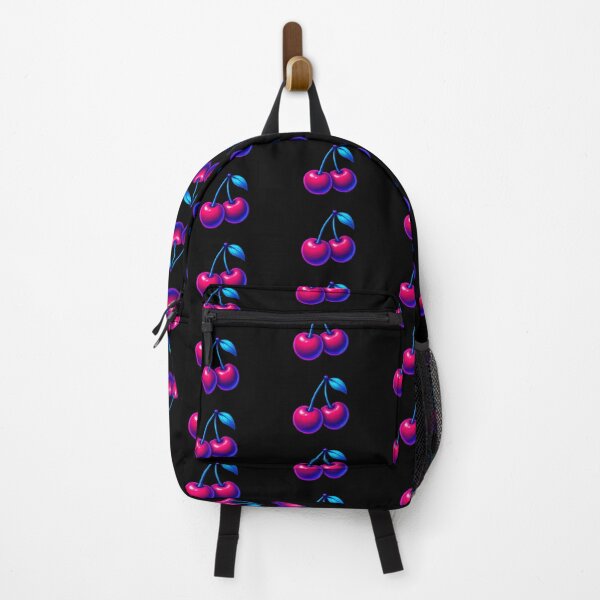 Item preview, Neon Cherry Duo – Vibrant Digital Pop Art with Glow Effect designed and sold by Inspired by CarMa.