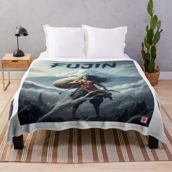 Item preview, Japanese Art: Mystique of Fujin and Fuji designed and sold by schwa24jpn.