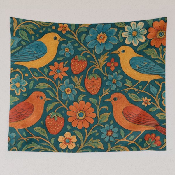 Item preview, Colorful bird pattern in harmony designed and sold by Sigtrix.