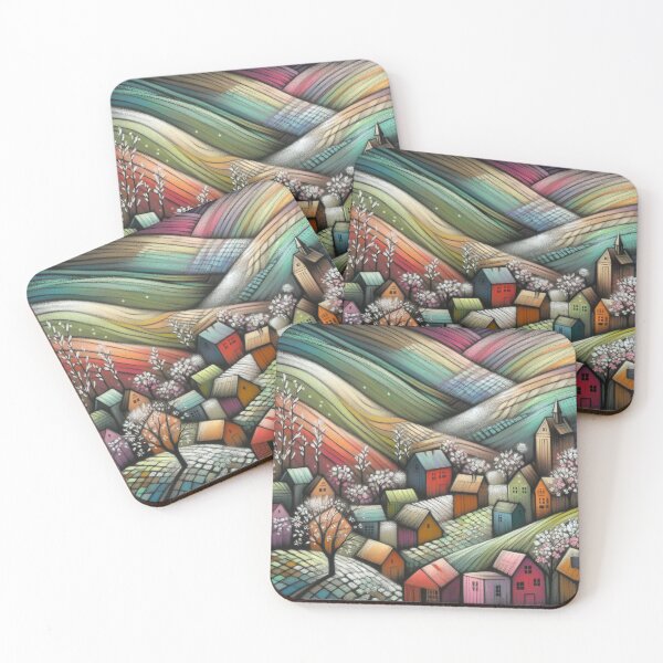 Item preview, Dreamy Village designed and sold by Beyondnote-Art.