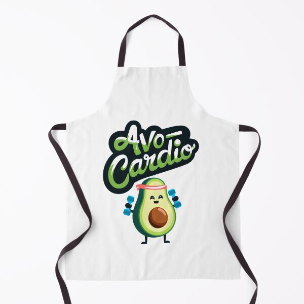 Item preview, Avo-Cardio Funny Avocado Fitness Gym Workout Pun designed and sold by ViktoonShirts.