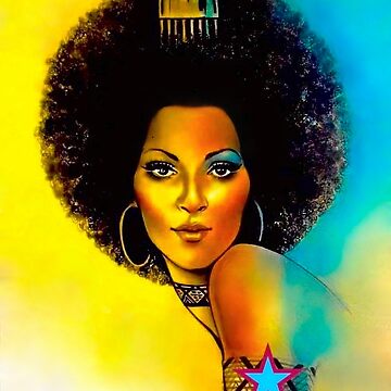 Artwork thumbnail, 70'S AFRO GODDESS by AlvaroArts