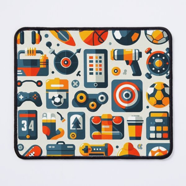 Item preview, Flat Sports Gear Icon Set – Multi-Game Equipment Design designed and sold by ashokreddy343.