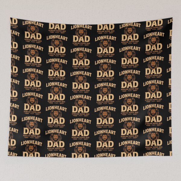 Item preview, Lionheart Dad – African Super-Dad Tribute Design designed and sold by astersgraphics.
