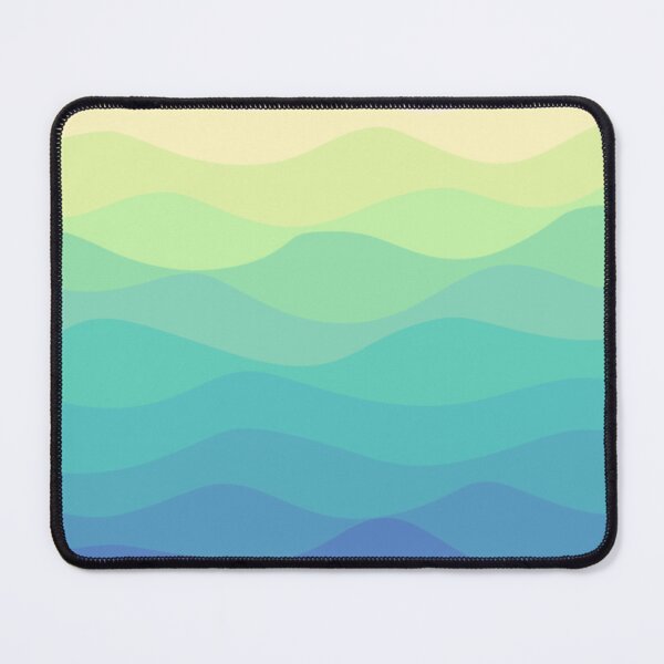 Item preview, WAVE PATTER - GRADIENT YELLOW TO BLUE designed and sold by Design Shed .