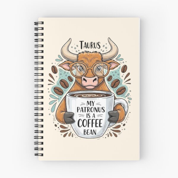 Item preview, Taurus Zodiac Coffee Lover Design – Patronus Espresso Spell Shirt designed and sold by Heal of Souls Designs .