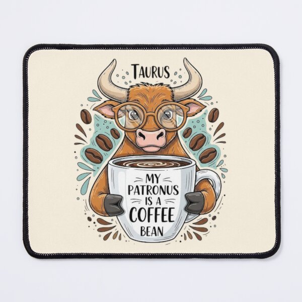 Item preview, Taurus Zodiac Coffee Lover Design – Patronus Espresso Spell Shirt designed and sold by Heal of Souls Designs .