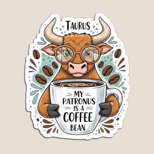 Item preview, Taurus Zodiac Coffee Lover Design – Patronus Espresso Spell Shirt designed and sold by Heal of Souls.