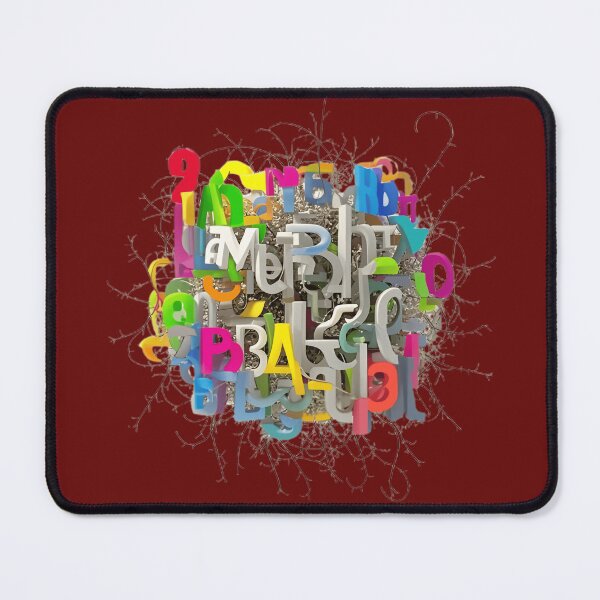 Item preview, Colorful Alphabet Chaos designed and sold by Danivique.