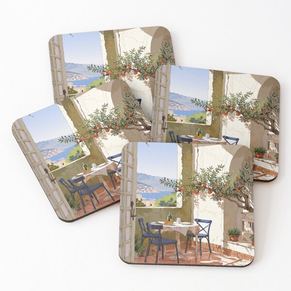 Item preview, Mediterranean Breeze- Sunset Terrace designed and sold by FilMate.