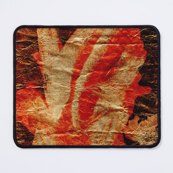 Item preview, Red and Gold Fire Abstraction on Paper designed and sold by NickDedidis.