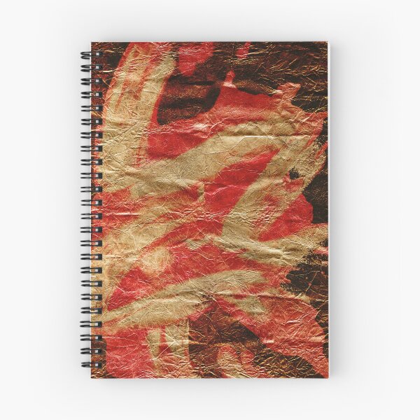 Item preview, Pop art Red and Gold Abstraction on Paper designed and sold by NickDedidis.