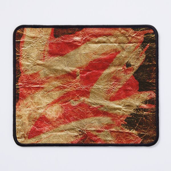 Item preview, Pop art Red and Gold Abstraction on Paper designed and sold by NickDedidis.