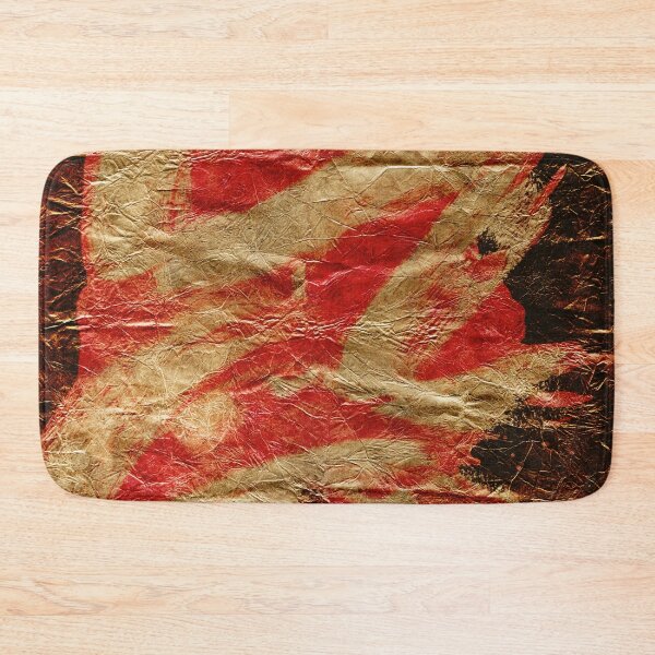 Item preview, Pop art Red and Gold Abstraction on Paper designed and sold by NickDedidis.