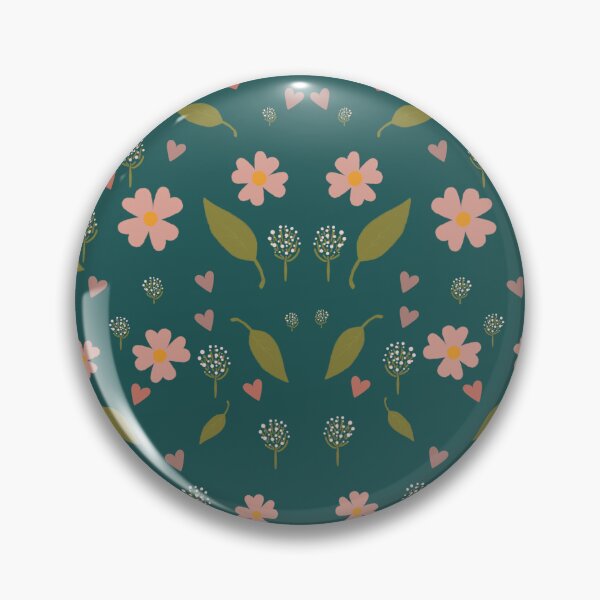 Item preview, Teal floral  designed and sold by SB  Illustrations1.