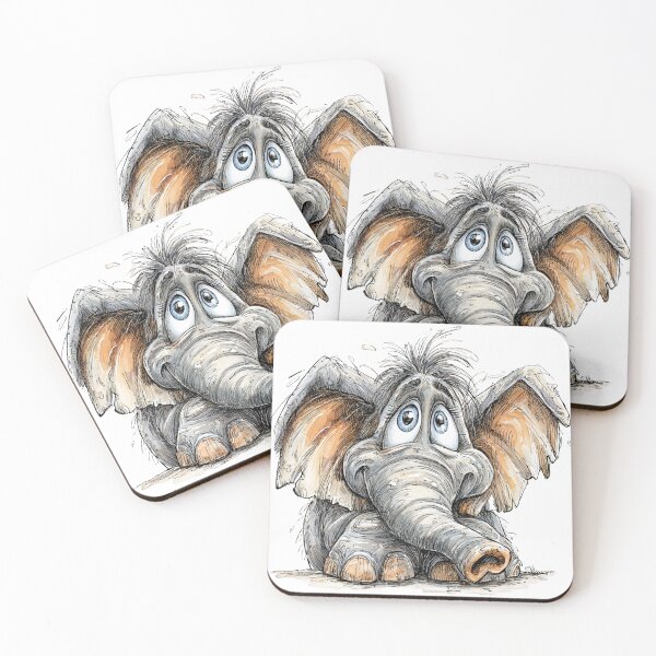 Item preview, Cute Cartoon Elephant  designed and sold by StudioRedKoala.
