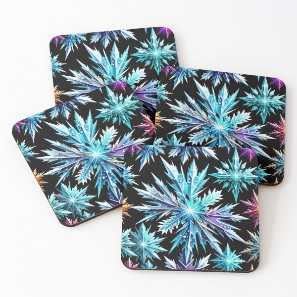 Item preview, Ice Crystals Seamless Pattern designed and sold by Korral.
