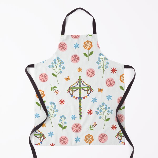 Item preview, Cute Midsummer Maypole Floral Pattern designed and sold by tretyakov.