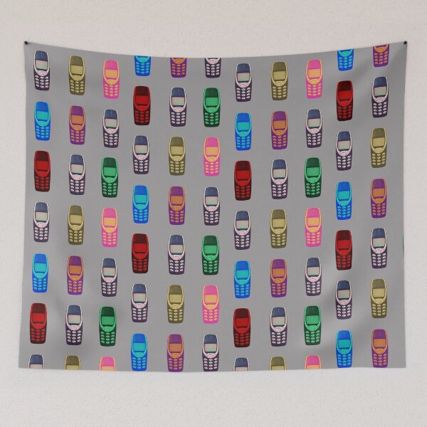 Item preview, 3310 Retro Millennium Noughties Pattern designed and sold by WheresTheTShirt.