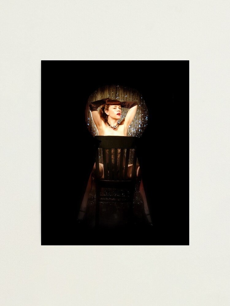 Thumbnail 2 of 3, Photographic Print, KEYHOLE Pin-up Self-portrait designed and sold by jdempsey.