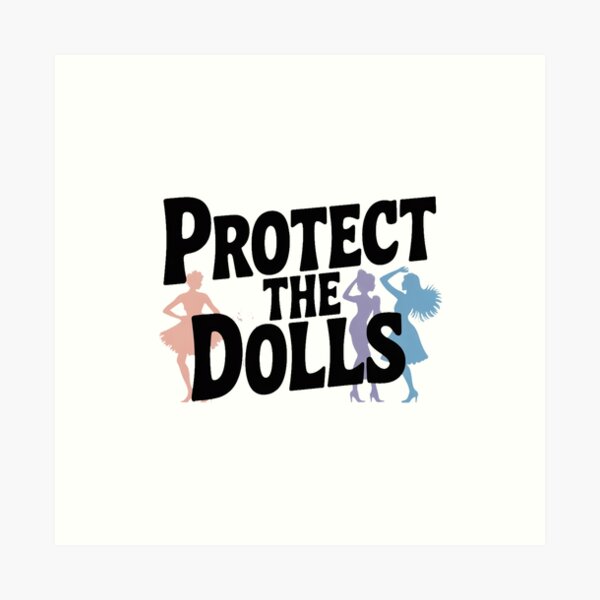 Item preview, Protect the Dolls Trans Rights Support T-Shirt designed and sold by stickercuffs.