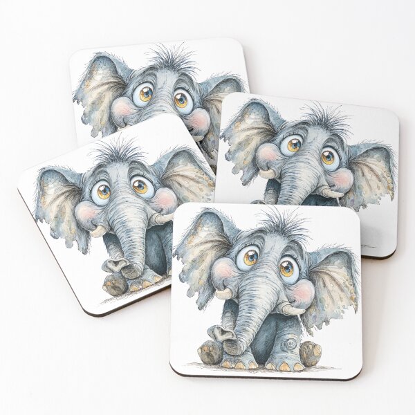 Item preview, Cute Cartoon Elephant  designed and sold by StudioRedKoala.