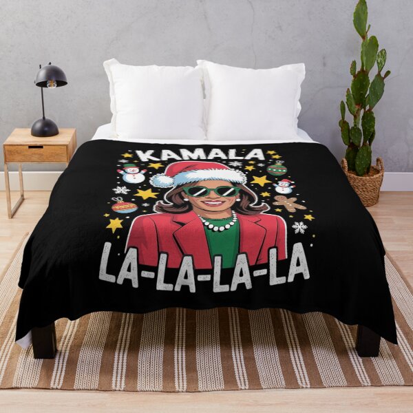 Item preview, Kamala la la la Christmas sweatshirt,Harris Walz Christmas designed and sold by Nekusa.