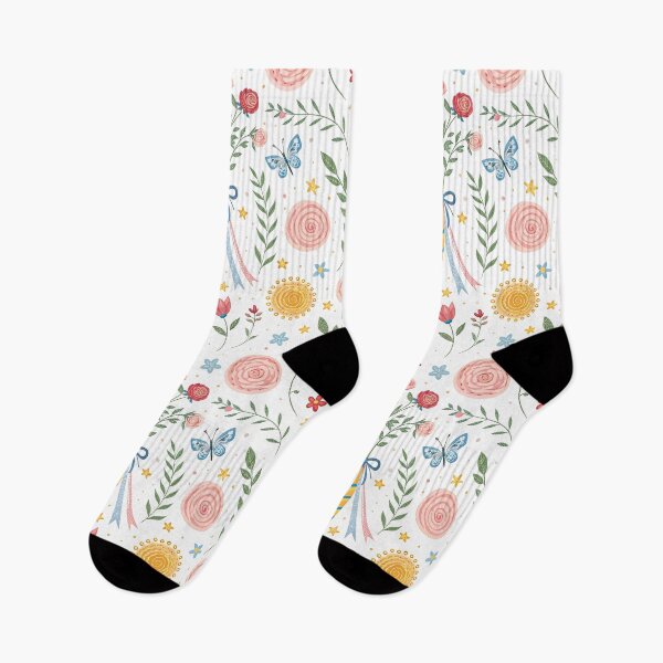 Item preview, Cute Midsummer Maypole Floral Pattern designed and sold by tretyakov.