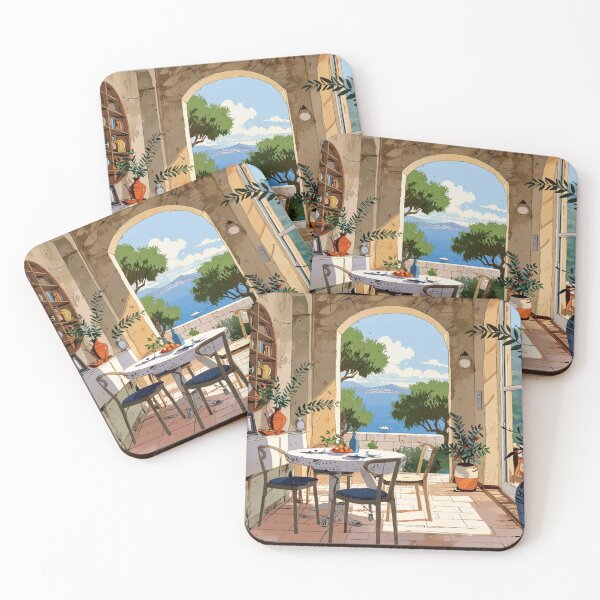 Item preview, Mediterranean Breeze-Coastal Courtyard designed and sold by FilMate.
