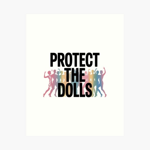 Item preview, Protect the Dolls Trans Rights Support T-Shirt designed and sold by stickercuffs.