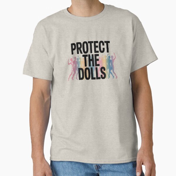 Item preview, Protect the Dolls Trans Rights Support T-Shirt designed and sold by stickercuffs.