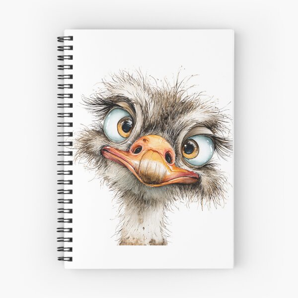 Item preview, Cute Cartoon Ostrich  designed and sold by StudioRedKoala.