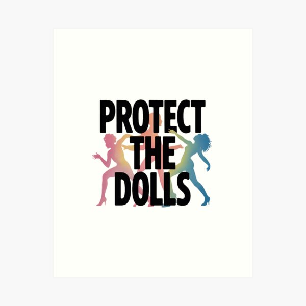 Item preview, Protect the Dolls Trans Rights Support T-Shirt designed and sold by stickercuffs.