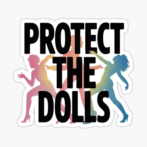 Item preview, Protect the Dolls Trans Rights Support T-Shirt designed and sold by stickercuffs.