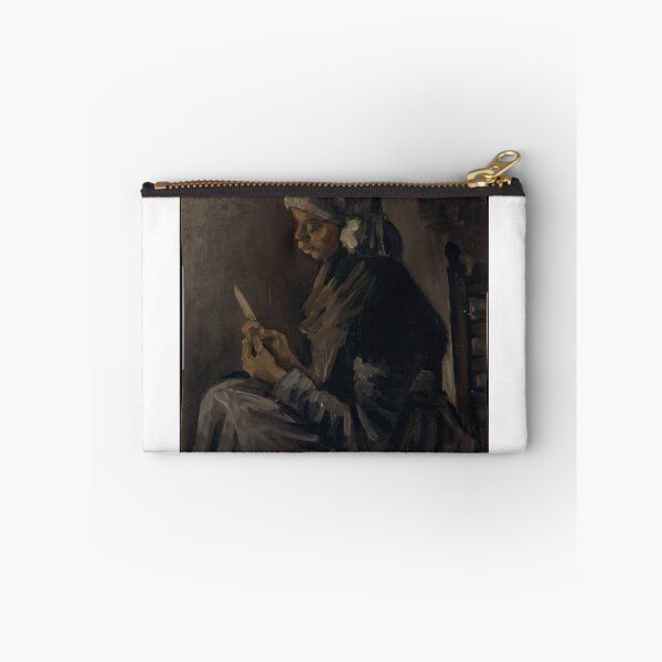 Item preview, The Potato Peeler (reverse: Self-Portrait with a Straw Hat) designed and sold by guagamela617.