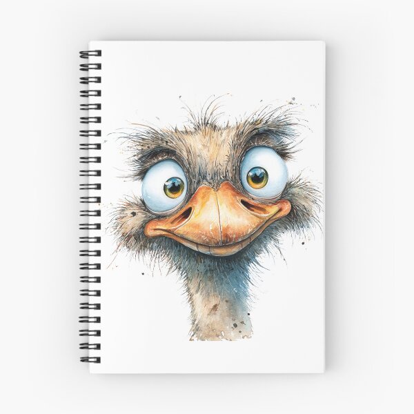 Item preview, Cute Cartoon Ostrich  designed and sold by StudioRedKoala.