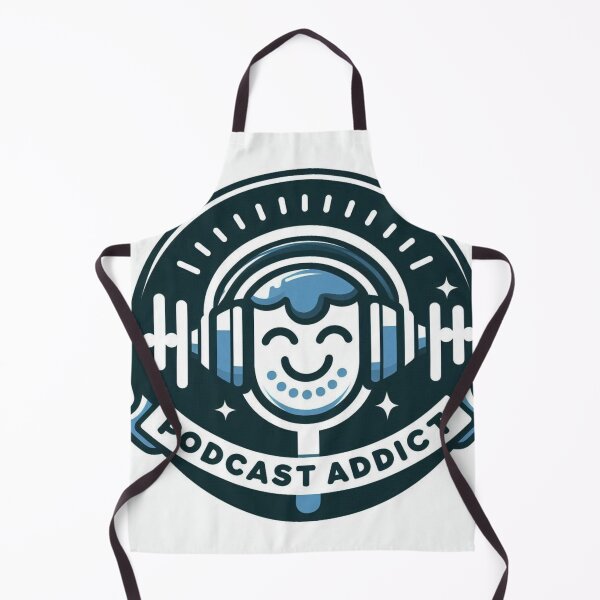 Item preview, ? Podcast Addict – Headphones & Waveform Logo Design designed and sold by ashokreddy343.