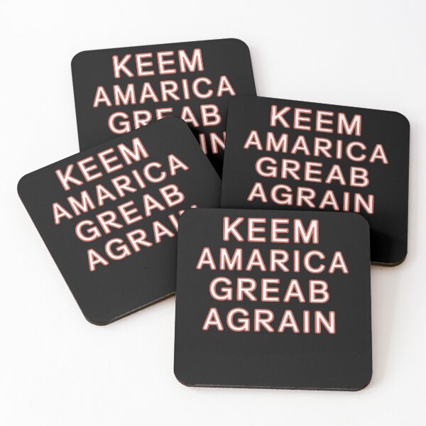 Item preview, Keem Amarica Greab Agrain Misspelled Anti Trump designed and sold by Nekusa.