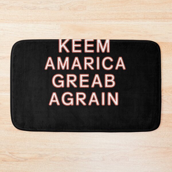 Item preview, Keem Amarica Greab Agrain Misspelled Anti Trump designed and sold by Nekusa.