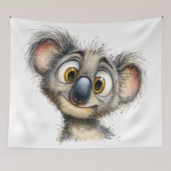 Item preview, Cute Cartoon Koala  designed and sold by StudioRedKoala.