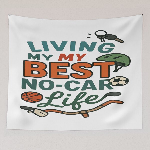 Item preview, Living My Best No-Car Life – Mackinac Island Vibes designed and sold by Globalcitytees.