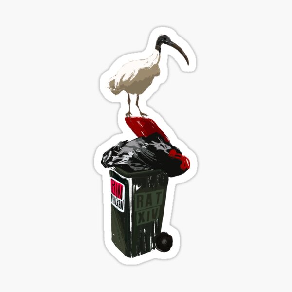 Item preview, Bin chicken on a whiz bin designed and sold by Ratxiv.
