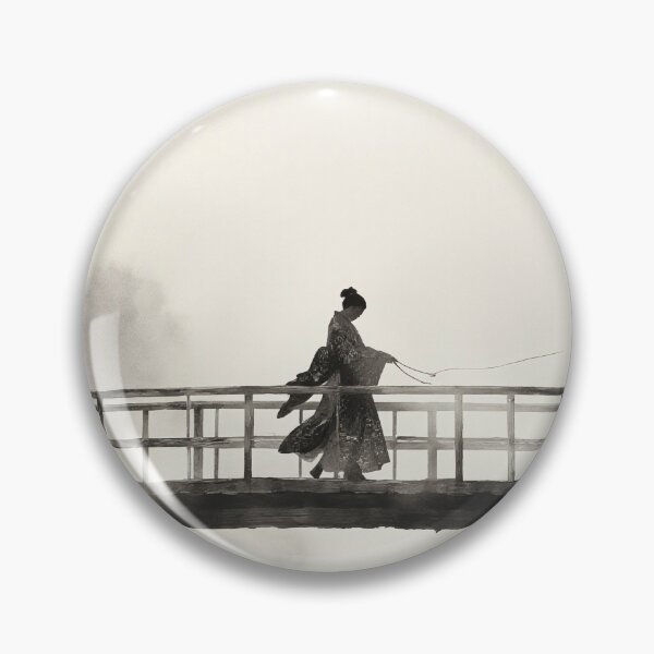 Item preview, The Dancer on the bridge - Ink Art Poster designed and sold by AiFantasticArt.
