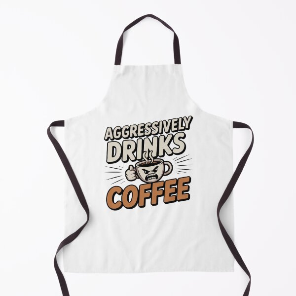 Item preview, *aggressively drinks coffee* designed and sold by Mateusz Majcherek.