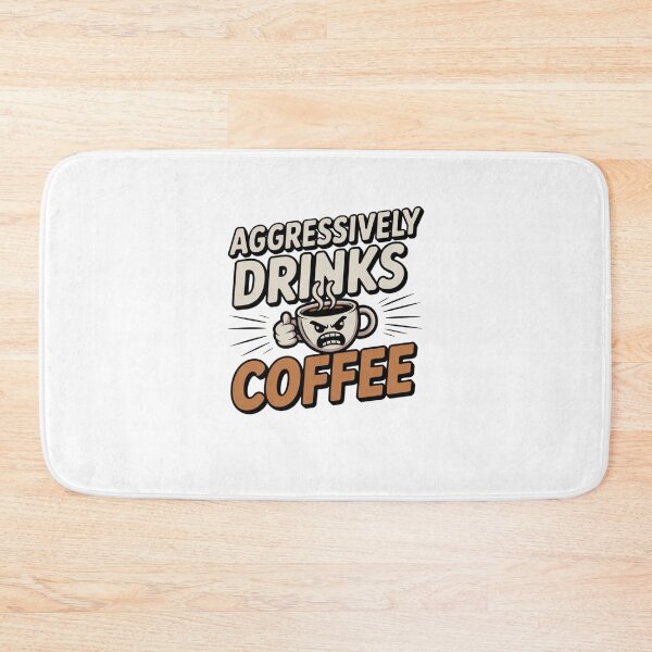 Item preview, *aggressively drinks coffee* designed and sold by Mateusz Majcherek.