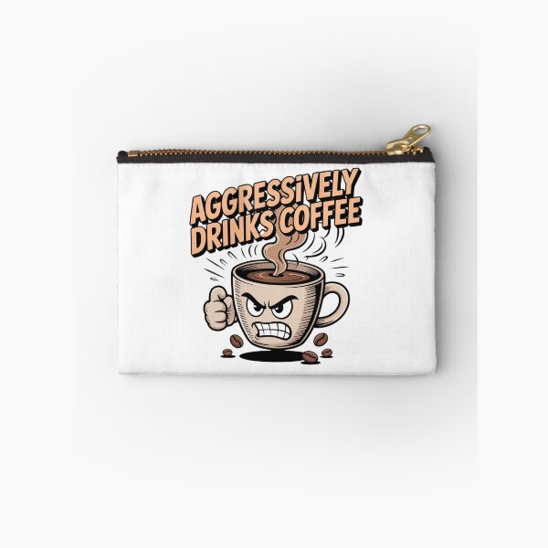 Item preview, *aggressively drinks coffee* designed and sold by Mateusz Majcherek.
