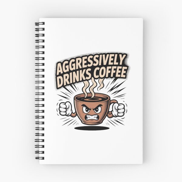Item preview, *aggressively drinks coffee* designed and sold by Mateusz Majcherek.